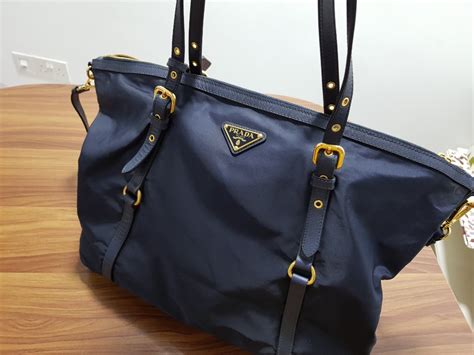 prada cahier leather shoulder bag blue|Prada tessuto nylon shoulder bag.